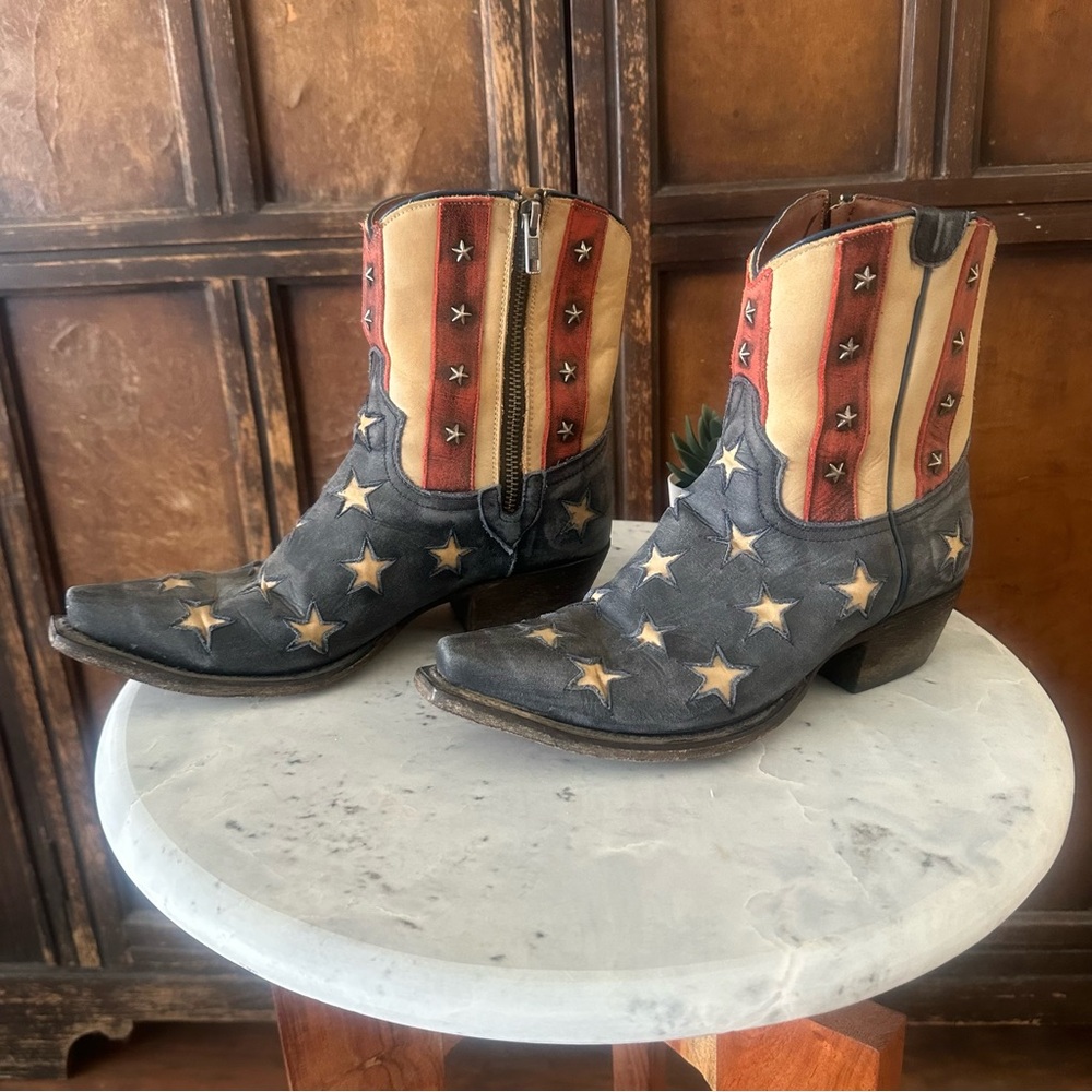 Colt Ford old glory boots 7.5 - Picture 2 of 11